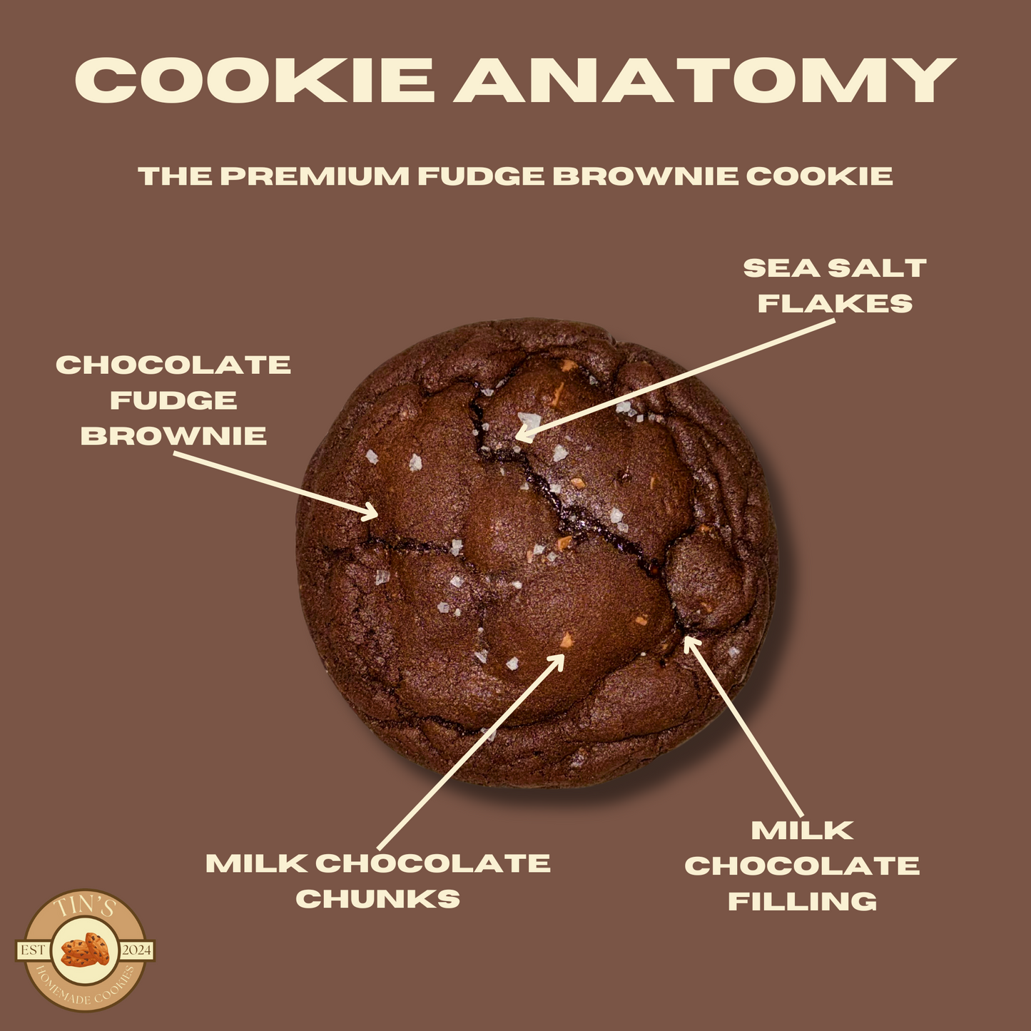 The Ultimate Fudge Brownie Cookie - 6 Pack