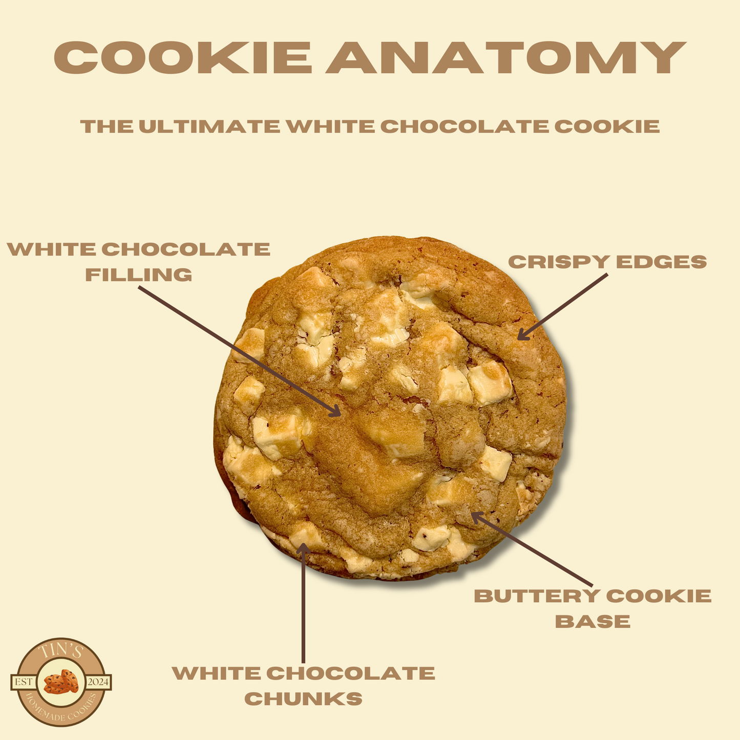 The Ultimate White Chocolate Cookie - 6 Pack