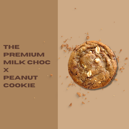 The Premium Milk Chocolate x Peanut Cookie - 6 Pack